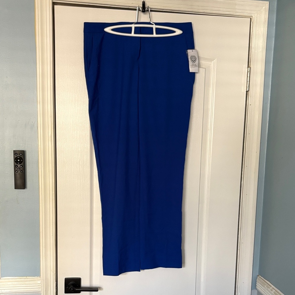 Vince Camuto Cobalt Blue Straight Leg Pants
